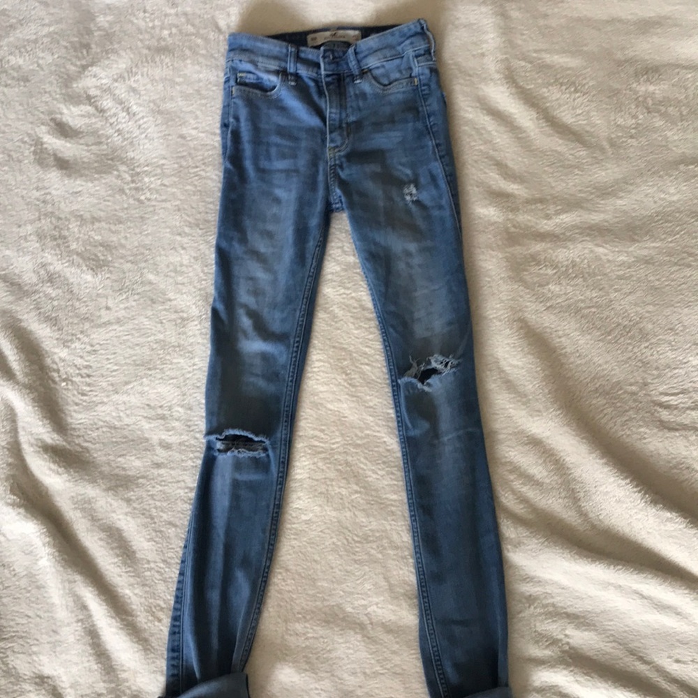 Hollister distressed jeans